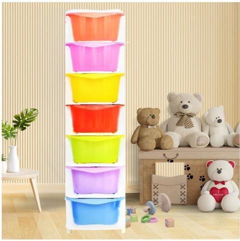 3D METRO SUPER STORE 7 Layer Multi-Purpose Modular Storage Drawer