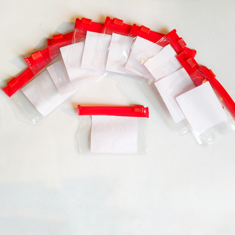 Jevher ziplock jewellery pouch plastic small make up and jewellery