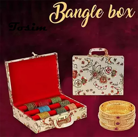 CGC Premium Quality Bangle Box With Rods And Number Lock system