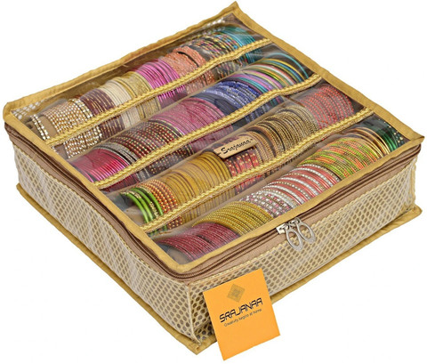 Srajanaa Bangle Organizer Box/Jewelry Storage Box/Jewelry Pouch
