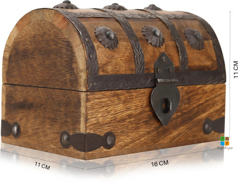 ☆Booker Morey☆「Treasure Box」☆小物入れ☆ Buy Pirate Treasure Box, Treasures Collection Storage Box Sturdy