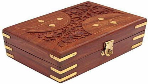 Wooden Mystique jewellery box Koni Wooden Storage Box with Lock