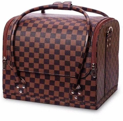 Siby PU Leather Big Size Makeup Vanity Box Makeup Artist Makeup