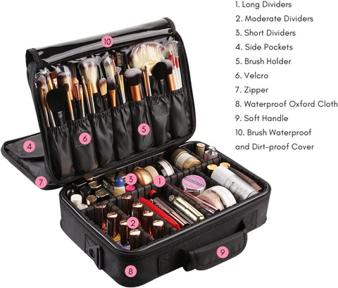 Makeup Organizer Vanity Bags In Amazon FLIPXEN Makeup Box For