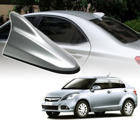 AUTO PEARL Premium Quality Car Silver Shark Fin Replacement Signal