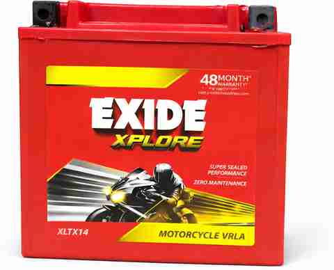 28ex_cl様 EXIDE EX-(XLTX14) 14 Ah Battery for Bike Price in India - Buy