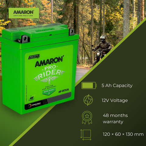 Amaron Passion Pro Bike Battery Voltage Passion Pro Splendor Pro