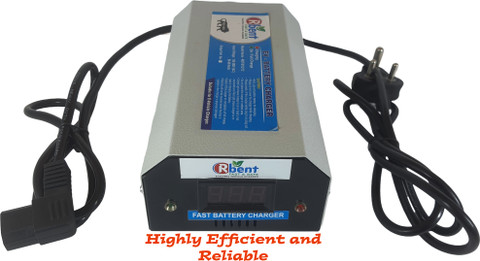 RBENT E-Bike Scooter EV Battery Charger 72V, (Max Output 84v