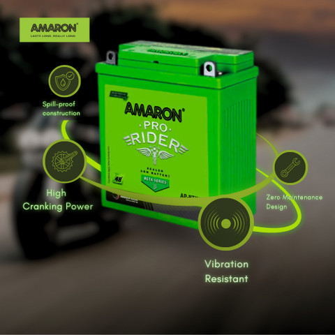 amaron ABR-PR-12APBTX50 Ah Battery for Bike Price in India Buy