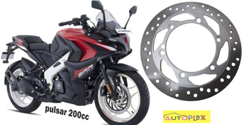 AUTOPLEX Front Brake Disc Plate Compatible For Pulsar 180/200