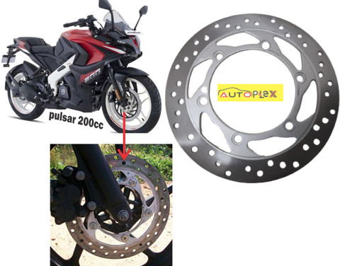 AUTOPLEX Front Brake Disc Plate Compatible For Pulsar 180/200