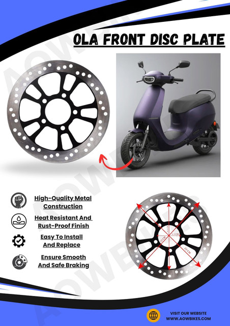 AOWBIKES OLA S1 FRONT DISC PLATE Motorbike Brake Disc Price in