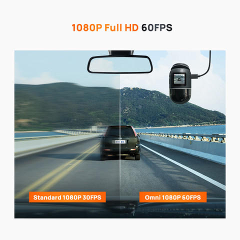 70MAI Omni Dashcam,360 Full Rotatable Design,HDR Night Vision