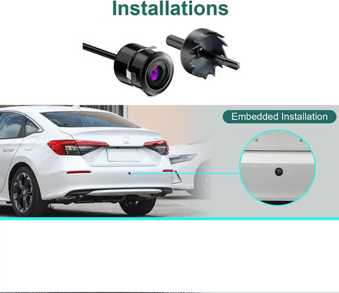 Audio Wheels AHD Car reverse Camera with Night Vision and 170