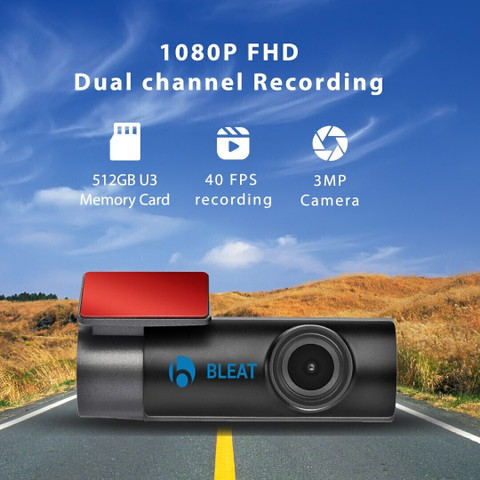 BLEAT Eagle Eye Dash Cam 2K FHD 40FPS, WiFi, Night Vision, MP4 Recording  Dashboard Camera System