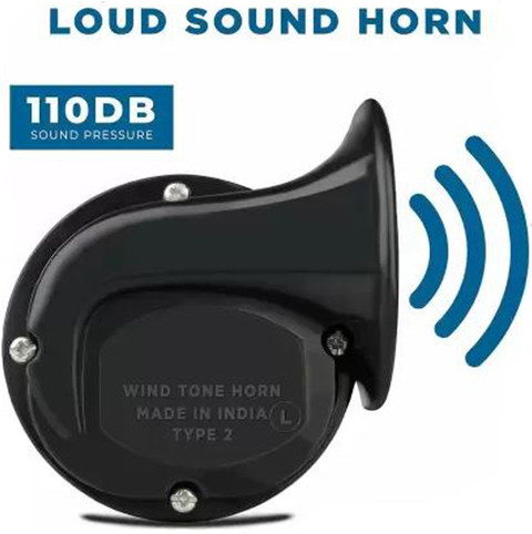 ROYAL AUTO MART Horn For Royal Enfield Classic 350, Classic 500, Universal  For Bike