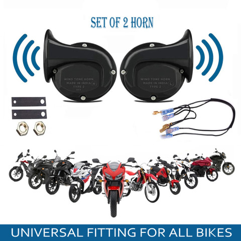 Autoinnovation Horn For Yamaha, Universal For Bike Fascino, Universal For  Bike