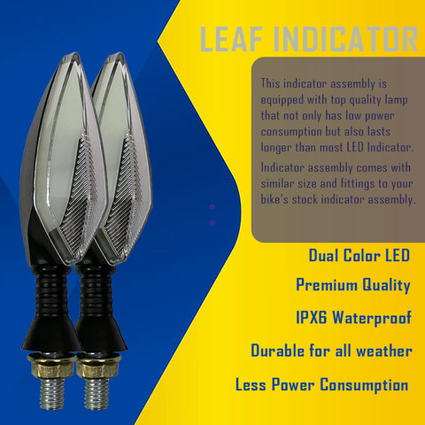 Shopland Front, Rear LED Indicator Light for Bajaj Pulsar 135 LS