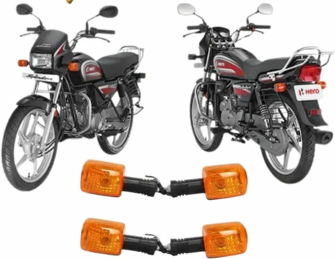 BIKEBLOOM Side, Rear, Front Incandescent Indicator Light for Hero