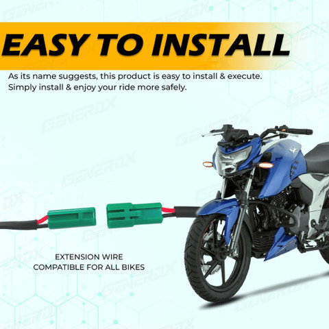 Generox Front, Rear LED Indicator Light for TVS Apache 4V 160 /200