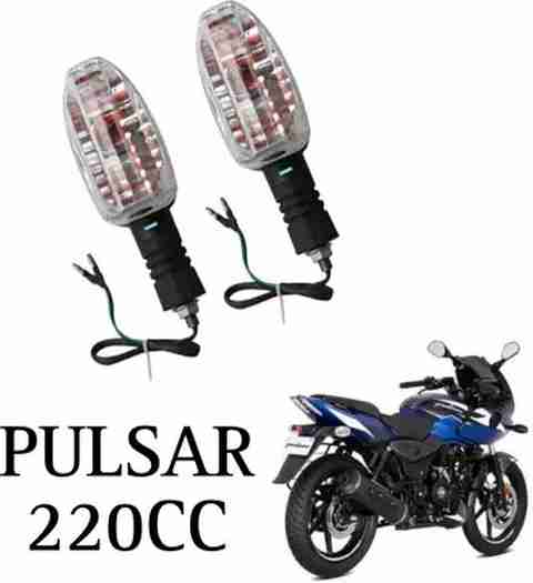 Pulsar 125 Pulsar 150 Signal Lights Pulsar 125 Handle Light KOZDIKO Motorcycle Turn Signal LED Handle Bar Light  For PULSAR NS