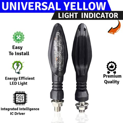 Generox Front, Rear LED Indicator Light for TVS Apache 4V 160 /200