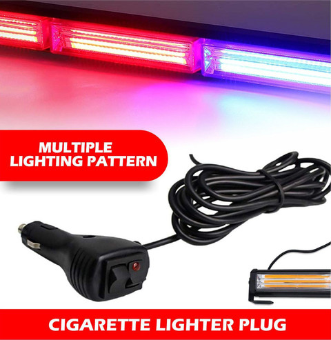 Miwings LED Strobe Police Light Flasher, COB 24