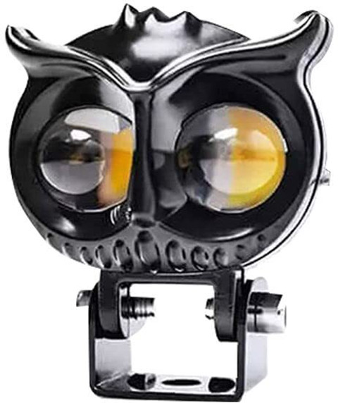 Motopex Owl Yellow-White for universal vehicle Fog Lamp (12 V, 40 W)  (Bike,Pack of 1)79 Fog Lamp Car, Motorbike LED (12 V, 40 W)