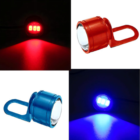 EDWIN SOMETHING 照明 赤 青 Autoinnovation Bike RED Blue Strobe Blinking LED Light for Hero