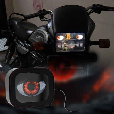 Modified Bike Devil Headlamp For Bike Price Eltron Turbo LED Red