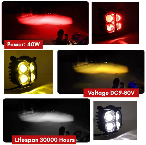 LOVMOTO LED Tail-light for TVS Universal For Bike Price in India