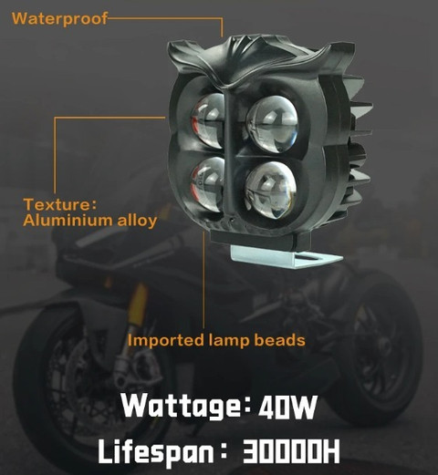 LOVMOTO LED Fog Light for TVS Apache RTR 160
