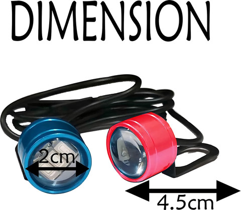 Autoinnovation Motorcycle Strobe Flasher Dual Blinking LED Light for TVS  Radeon _469 Parking Light Motorbike LED for TVS (12 V, 15 W)