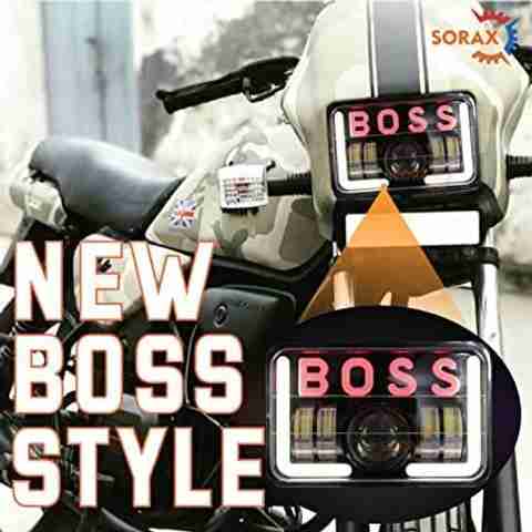 ASRYD New Hero Splendor Boss Fly Headlight Headlight Motorbike LED