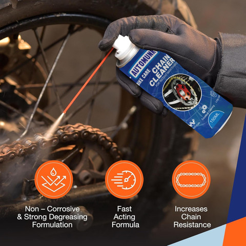 automunk Vehicle Lubricant Chain Cleaner Bike Car Polish With  Cleaning Brush Shines Protects Chain Chain Oil