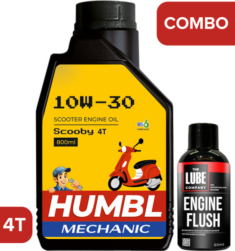 VENSOIL Combo of 10w-30 4T Sports Engine Oil with Engine Flush 60 - Main Image