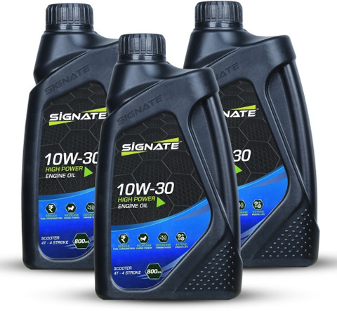 Signate 10W30 4T Scooter Engine Oil Synthetic Blend Engine Oil