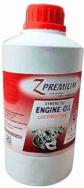 Premium Engine Z PREMIUM ZPremium Fully Synthetic LOCOMOTIVE Engine Oil, 1 Litres ...