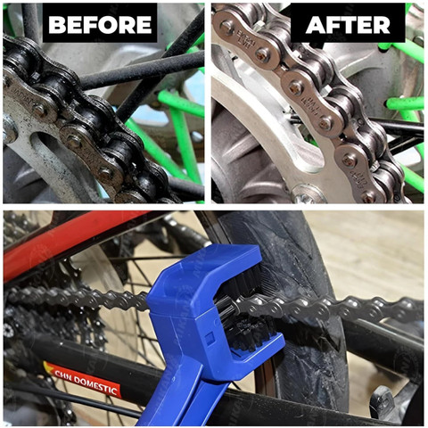 MIKANIX Combo Of Chain Lubricant Chain Cleaner Bike Car