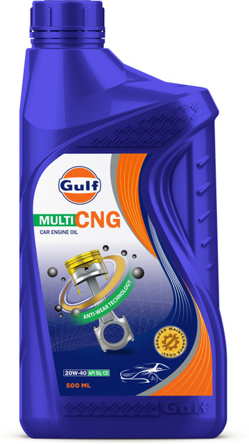 Gulf MULTI CNG 20W40 4 Wheeler Passenger Car High Performance