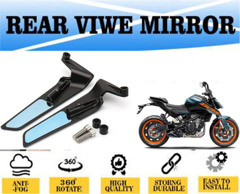 Durior Manual Rear View Mirror For KTM Duke 200, Duke 390 Price in