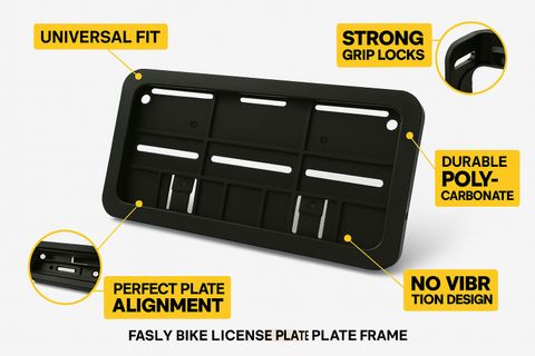 Spaziogold Bike Scooty HSRP Number Plate Frame Black Front And Rear spaziogold-bike-scooty-hsrp-number-plate-frame-black-front-and-rear