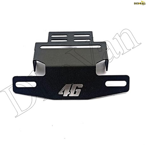 DheVan Motorcycle Bike CNC Number Plate 46 Frame Holder Tail Tidy
