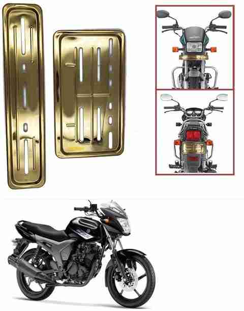 Znee Smart Bike Number Plates Frame Holders)-Front and Back for SZ