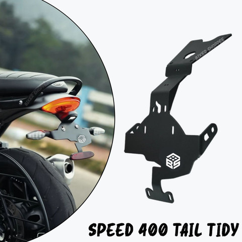 BIKER SHOPPEE TRIUMPH SPEED 400 TAIL TIDY Bike Number Plate