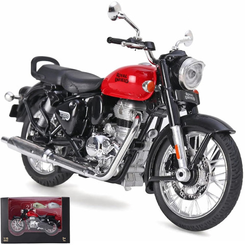 Classic 350 Bullet Red Zuuluzrs Pullback Bullet Bike Model Royal
