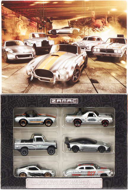HOT WHEELS Zamac Multipacks of 6 Toy Cars, Gift for Kids