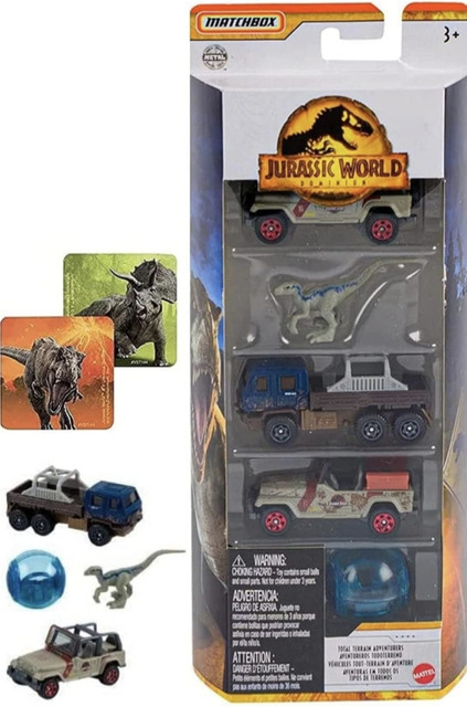 MATCHBOX JURASSIC WORLD PACK DOMINION (TOTAL TERRAIN ADVENTURES