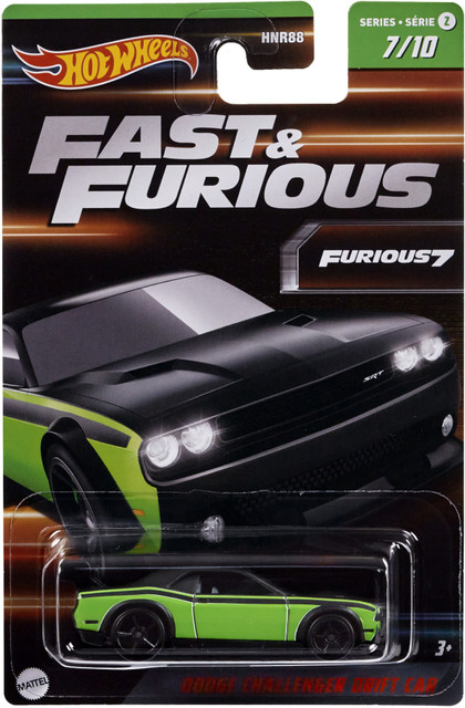 HOT WHEELS Cars, Fast & Furious 1:64 Scale Vehicle DODGE