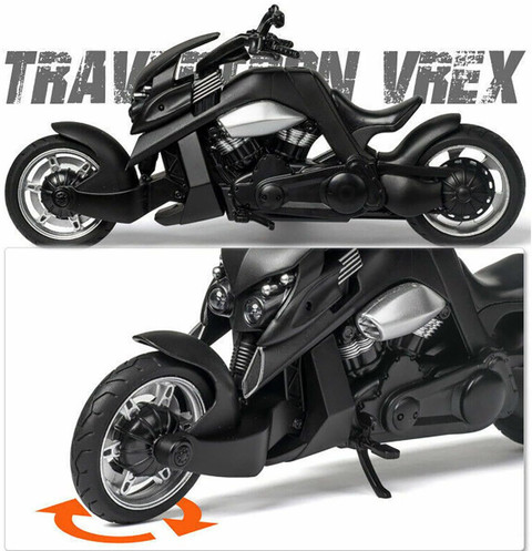 Magicwand Die-Cast Metal 1:14 Ghost Rider Motorcycle, Pull Back